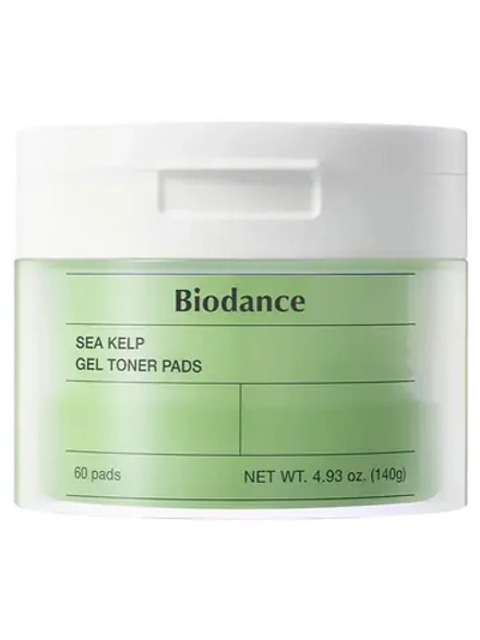 Biodance Успокаивающие гелевые тонер-пэды с морскими водорослями Sea Kelp Gel Toner Pad 60 шт
