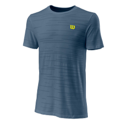 Мужское теннисное поло Wilson Rapide Seamless II T-Shirt Men - Blue