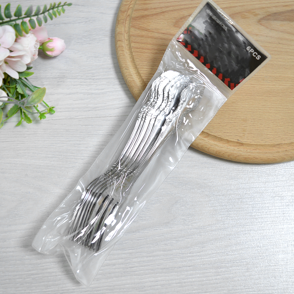 Вилка столовая "Павловская" серебро (6шт)