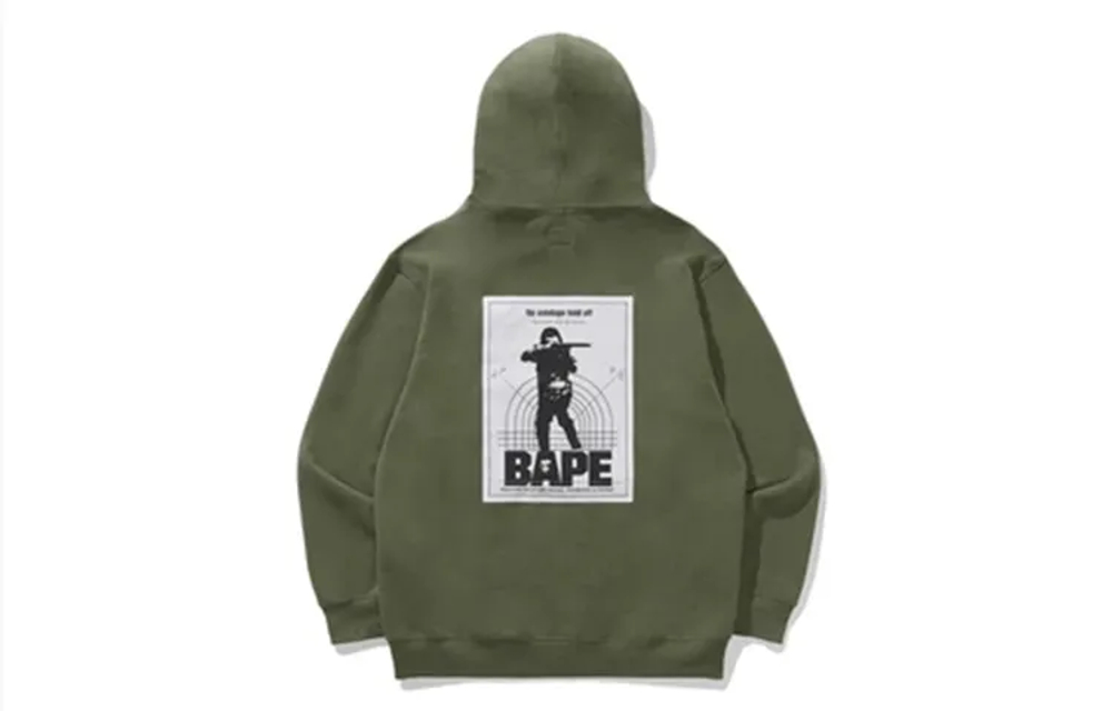 A Bathing Ape X Alpha Industries Rib Collar Худи