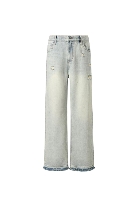 Джинсы KREATE "Raw Edges" Straight fit Jeans