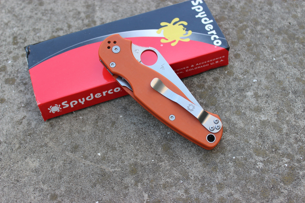 Нож Spyderco Paramilitary Orange C81GBORE2