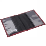 Обложка на паспорт «Классика», цвет красный, 9,5*14см