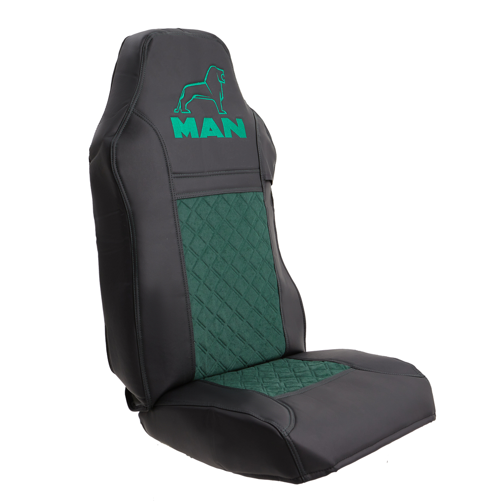 Чехлы MAN TGA (экокожа, зеленый)