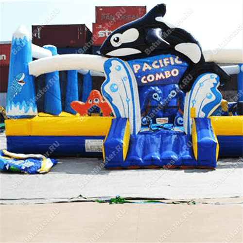 Коммерческий надувной батут "Океан"