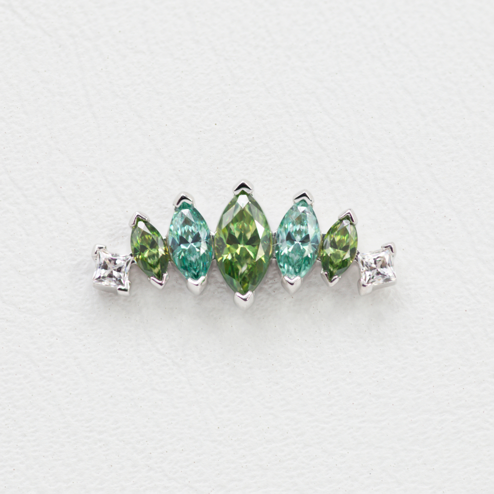 Orion tops with colored gems