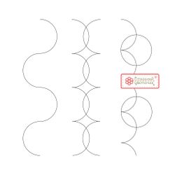 Линейка для стежки №34, 6мм (aрт. Z34)