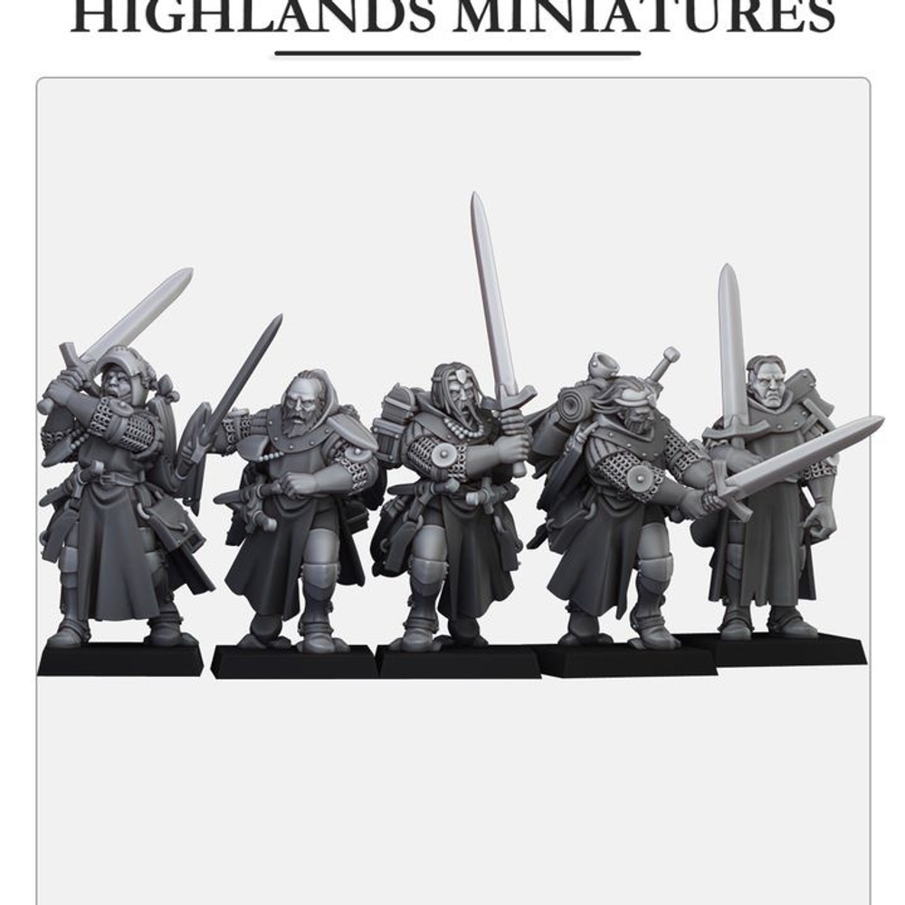 Bretonnian Questing Knights on Foot