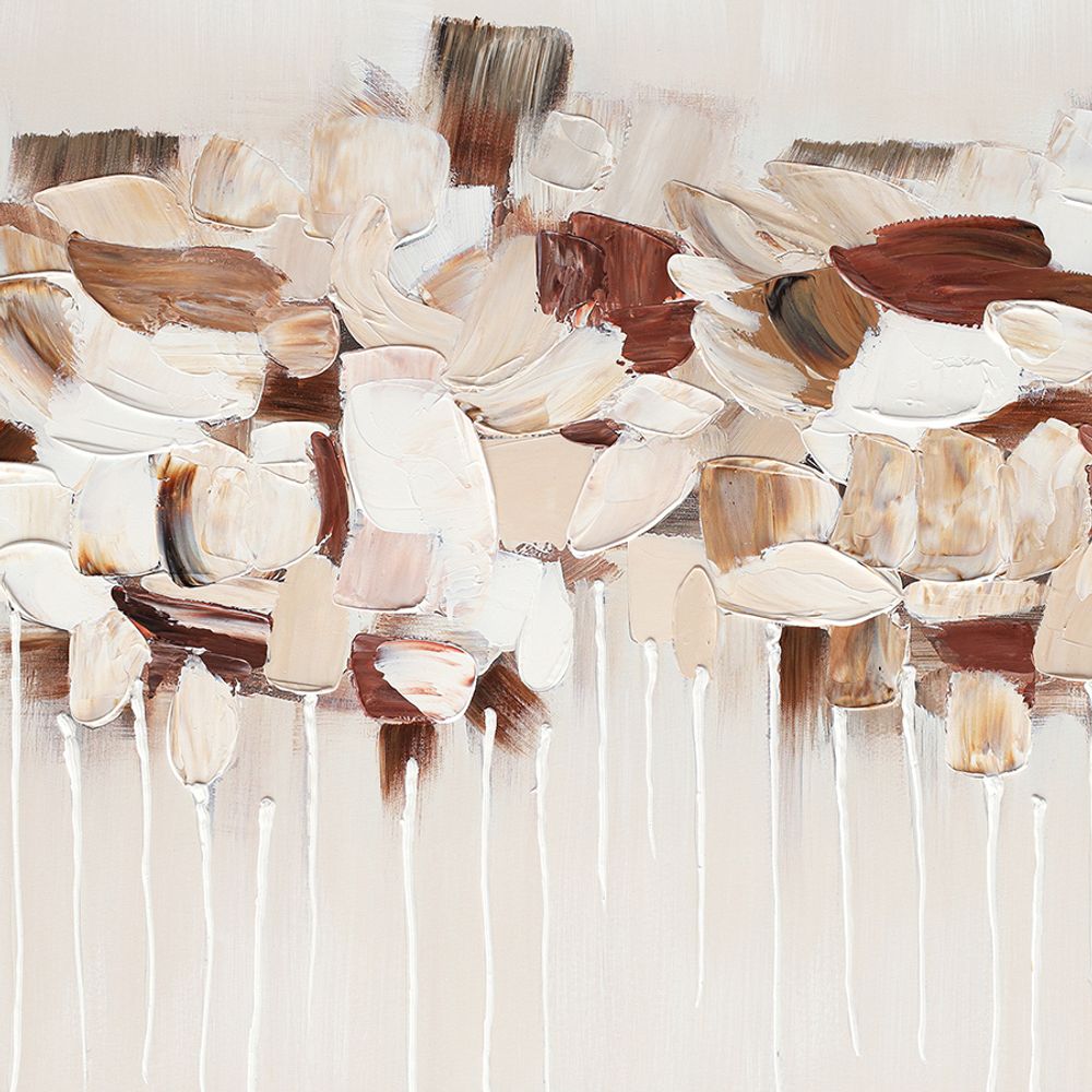 Панно декоративное Fleur, 70х120 см, бежевое