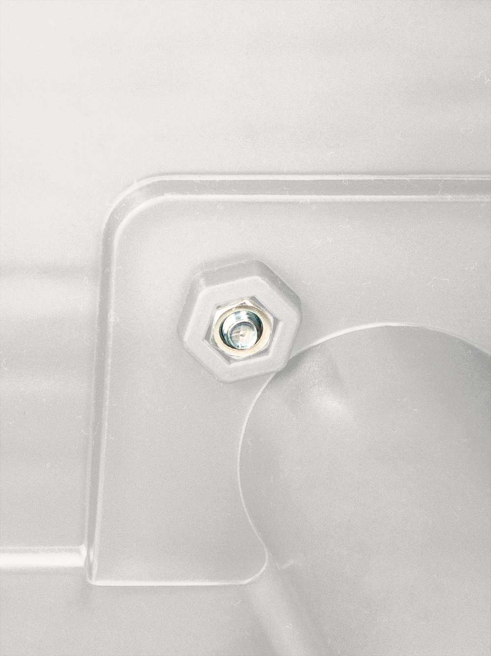 Стол пластиковый Элластик-Пласт Ola Dom 76x76см квадратный (белый)