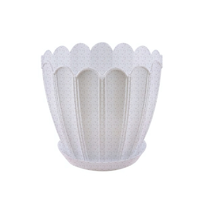 Кашпо "Хризантема" с поддоном 0,6л (мр)