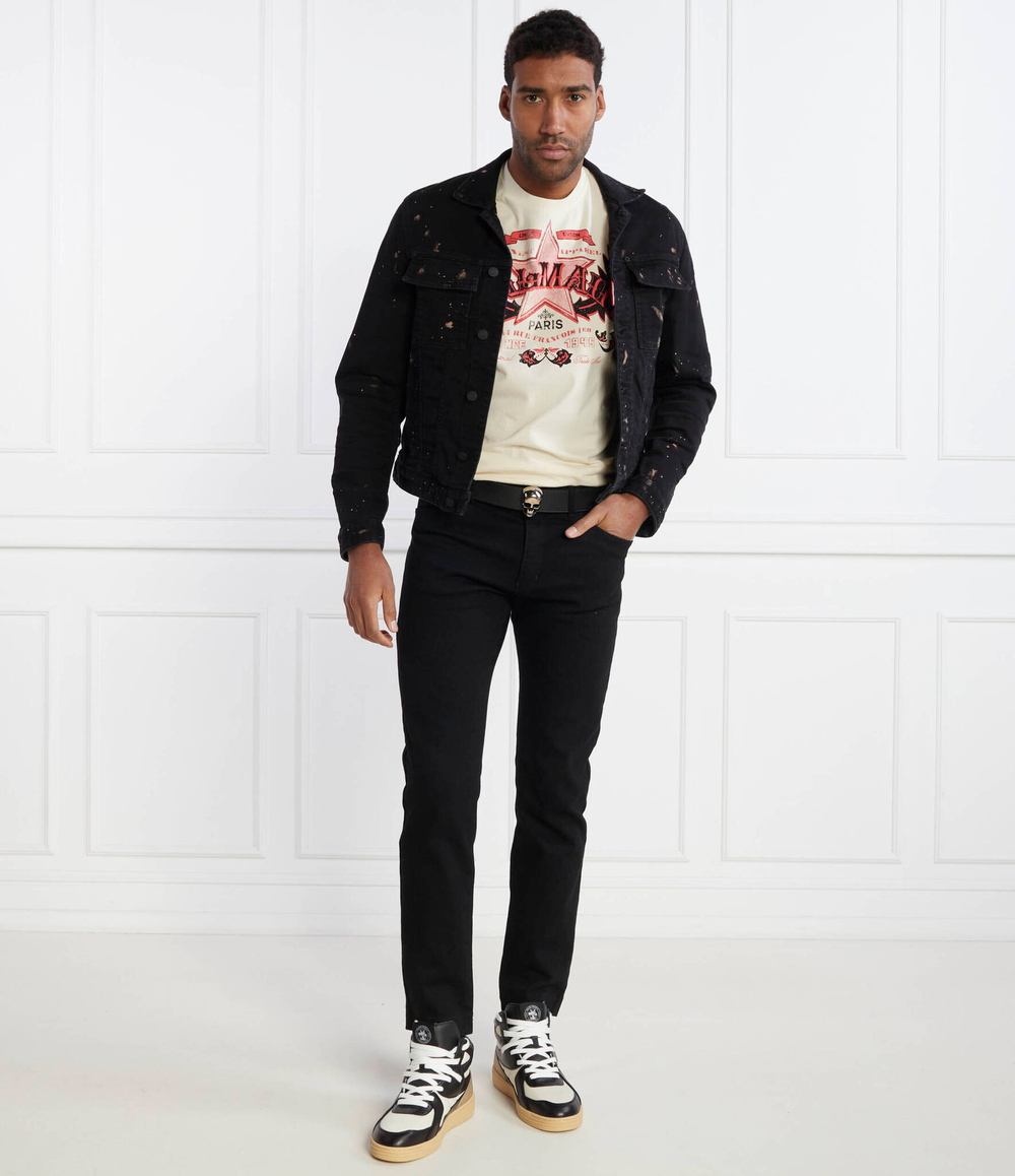 Футболка Balmain - кремовый(CH1EG000 GD28)