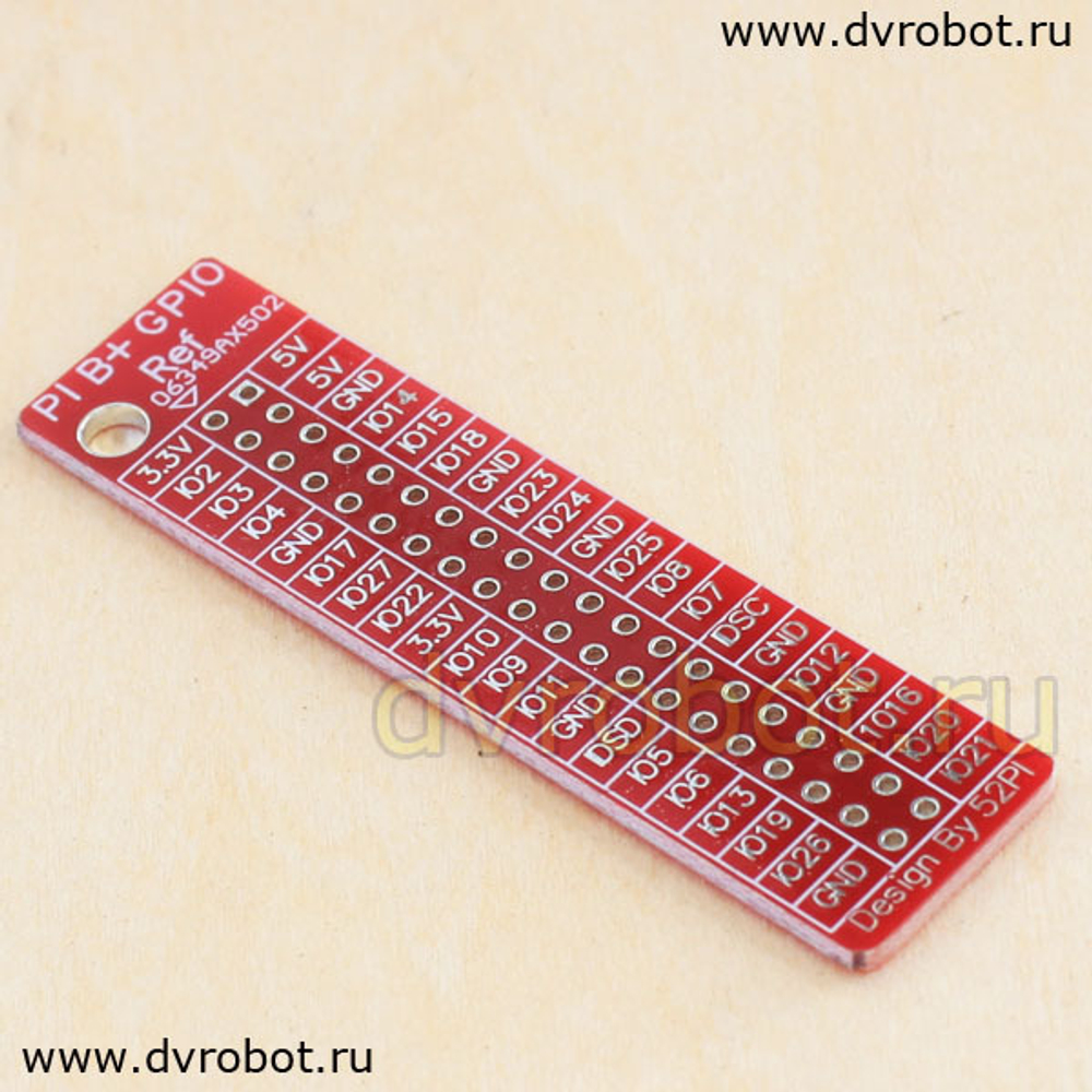 Плата-памятка Raspberry Pi B+ GPIO