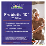 NOW Foods, Probiotic-10™, 25 млрд, 50 растительных капсул