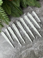 Набор елочных игрушек Сосульки 9 шт