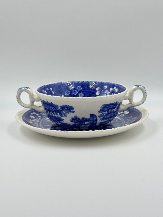 Бульонная пара Spode, Tower