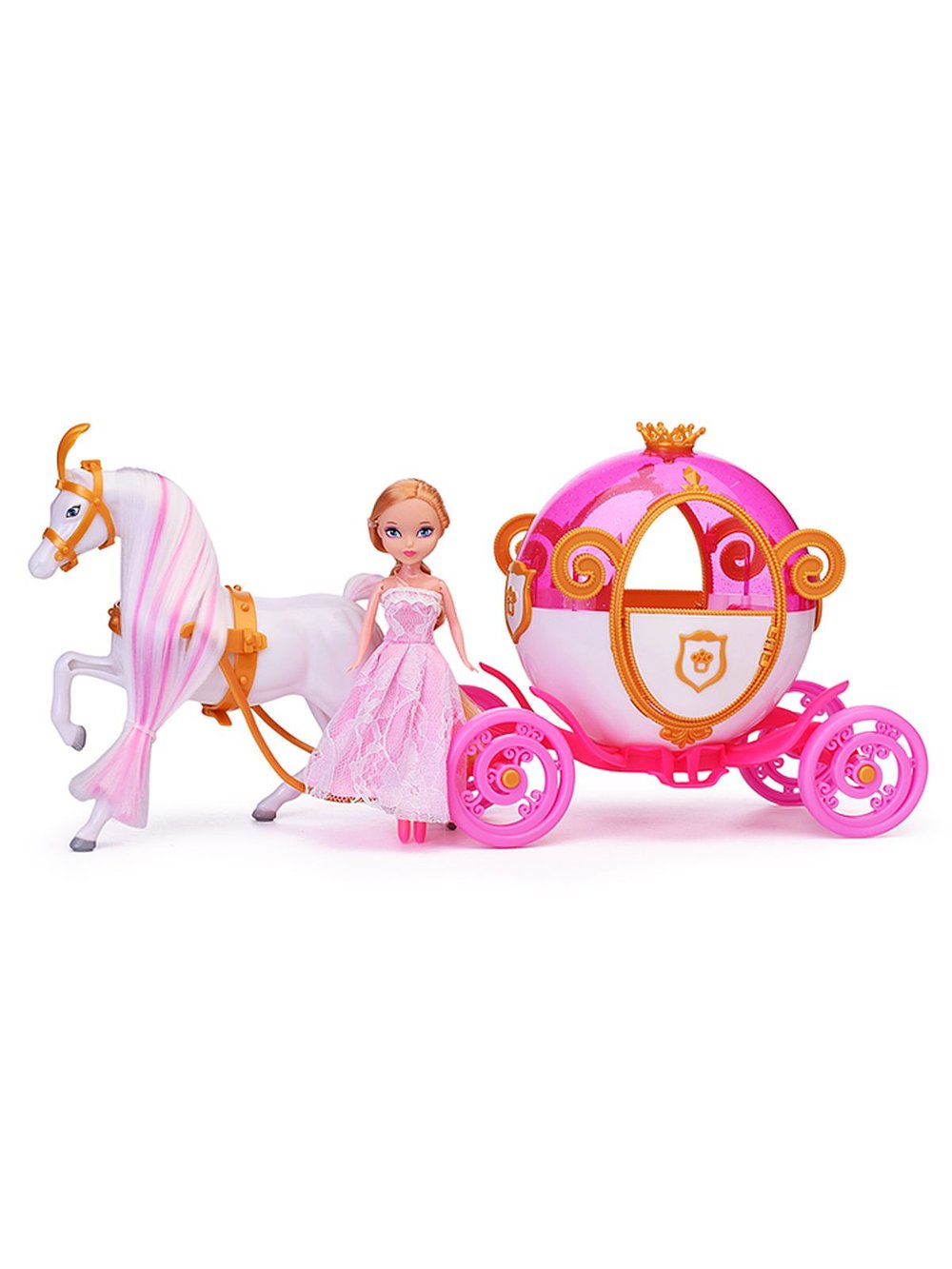 Игровой набор Карета с лошадкой и принцессой (122A)