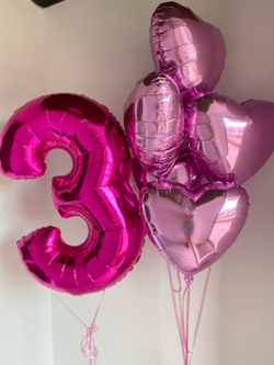 Воздушные шары сердца №772