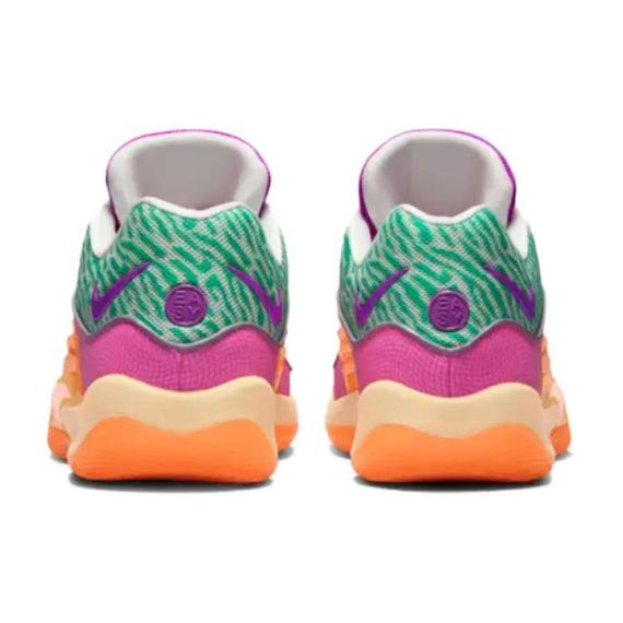 NIKE KD 16 Баскетбольные кроссовки Низкие Топ Оранжево-розовые Мужские