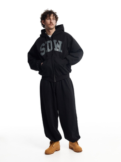 Двухсторонний Бомбер SDW в черном цвете