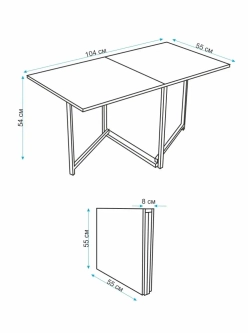 Стол журнальный раскладной Лофт