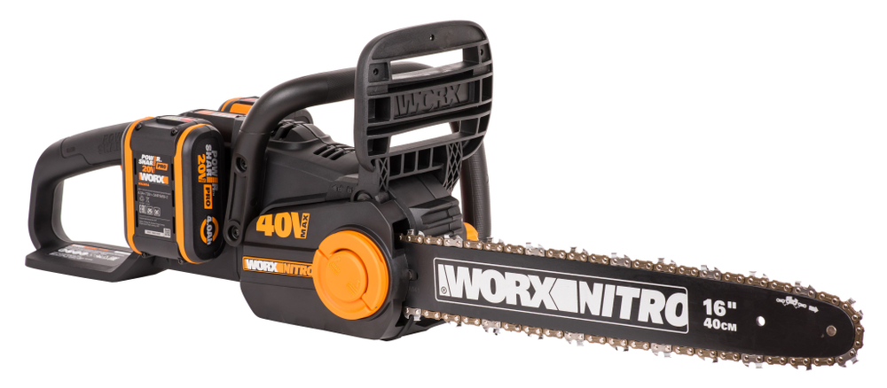Цепная пила аккумуляторная WORX NITRO WG385E.9