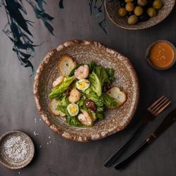 Салатник 750 мл d 22 см h6,5 см Brown Crush Untouched Taiga P.L. Proff Cuisine [1]