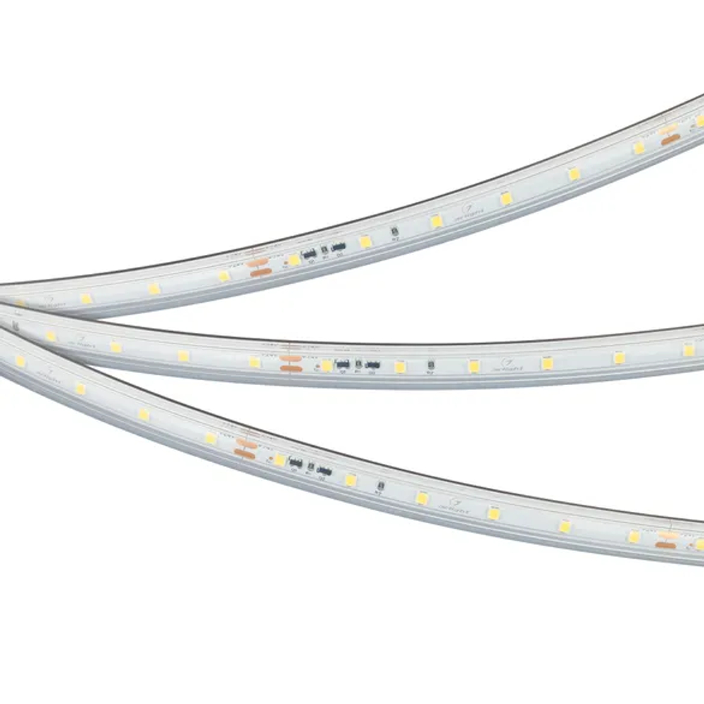 Светодиодная лента герметичная IC-PS-A60-10mm 24V Warm3000 (4.8 W/m, IP67, 2835, 10m) (Arlight, стабилизированная) 050656