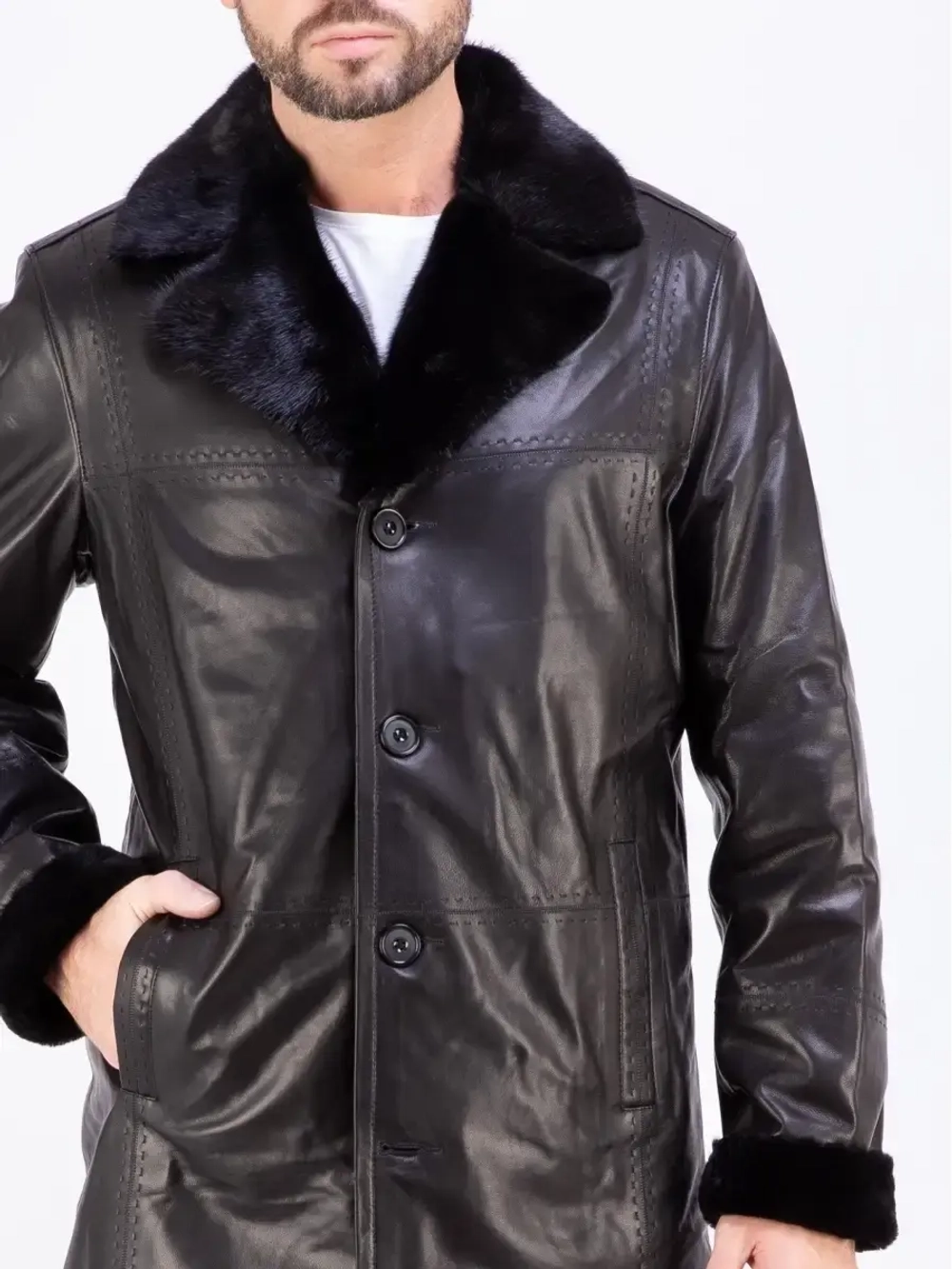 Дубленка натуральная зимняя Турция