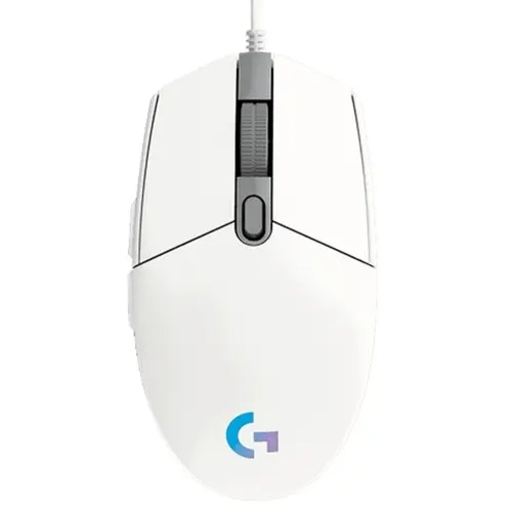 Мышь 910-005824/910-005809 Мышь Logitech G102 LightSync белый оптическая (8000dpi) USB (6but)