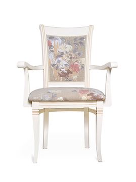 Кресло СМ 21 (бук/тон 1 с золотой патиной, ткань 100А+)