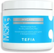 Увлажняющая маска для сухих и вьющихся волос Moisturizing Mask for Dry and Curly HairMoisturizing Conditioner for Dry and Curly Hair Tefia MY Mycare, 500 мл