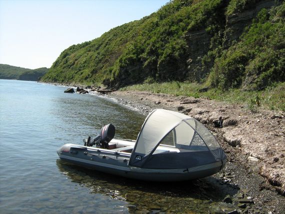 Лодка Мнев и К КАЙМАН N-360 (серый)