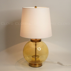 Настольная лампа Cloyd ENEIDA T1 / выс. 63 см - латунь (арт.30123)