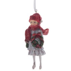 GAEM Изделие декоративное подвесное "Девочка/Мальчик", L6 W4 H11,5 см, 6в.