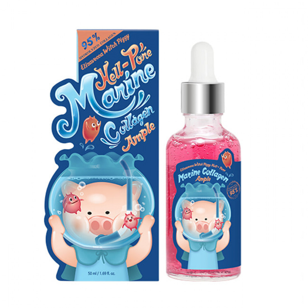 Elizavecca Сыворотка для лица Hell-Pore Marine Collagen Ampoule