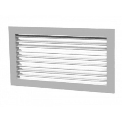 Решетка однорядная с фиксированными жалюзями Р1-35
