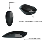 Телесный вибратор-реалистик 25см с большой мошонкой и пультом ДУ Baile Jason BW-008041ZSY