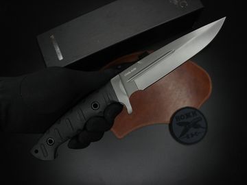 Полевой нож НОКС Ягуар М (AUS8) 602-780421 c клинком из стали AUS-8, рукоять G10