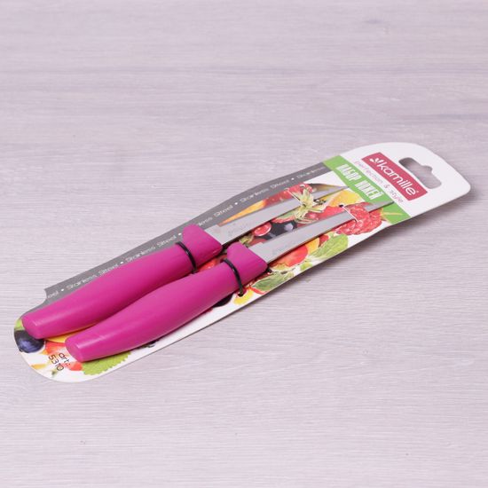 Ножи кухонные 2 шт. из нержавеющей стали Kamille КМ 5310 с зубчиками