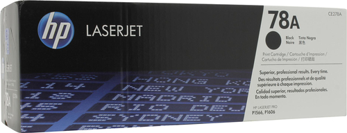 Картридж hp CE278A Black для hp LaserJet P1566/P1606
