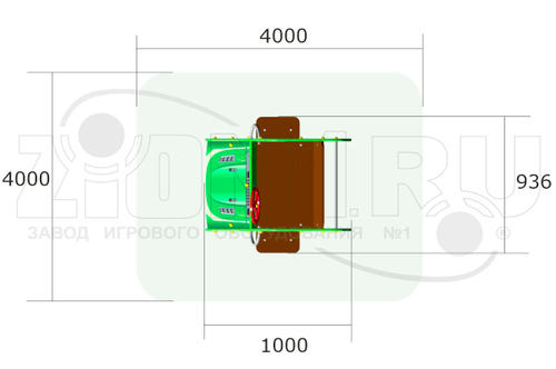Качалка на пружине «Джип У1»