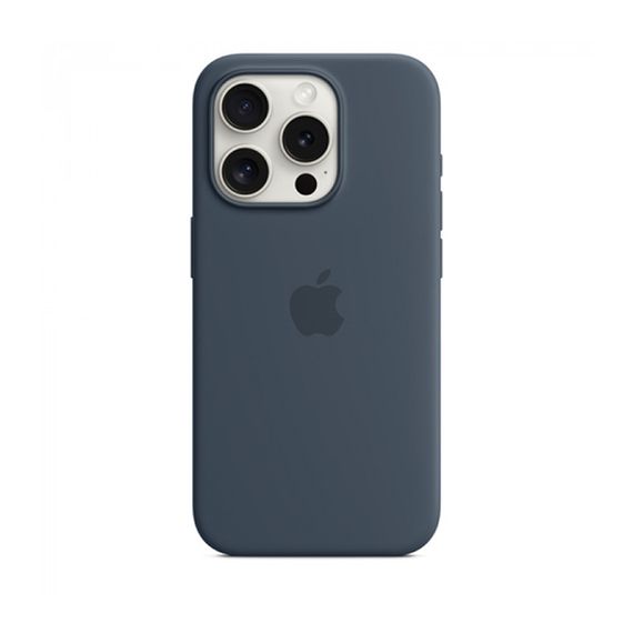 Чехол Apple iPhone 15 Pro Silicone Case with MagSafe Storm Blue
