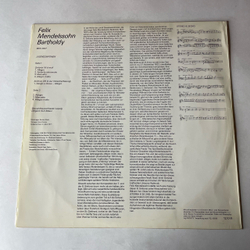 Винтажная виниловая пластинка LP Mendelssohn Мендельсон, Gewandhausorchester Leipzig, Kurt Masur, Jugendsinfonien (Sinfonia VII D-moll / Sinfonia VIII D-dur) (ГДР 1972)