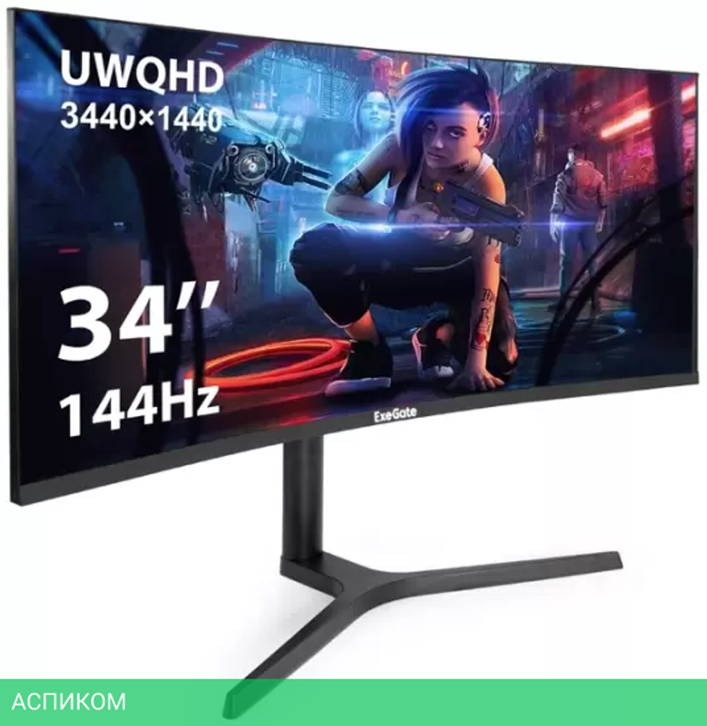 Игровой монитор ExeGate Combat EC3407TA EX296284RUS