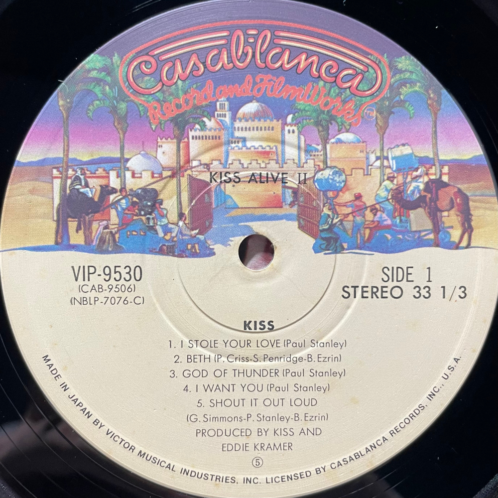 Kiss ‎– Alive II 2LP (Япония 1977г.)