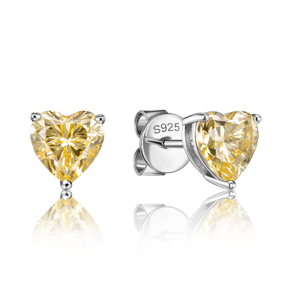 Пусеты сердца