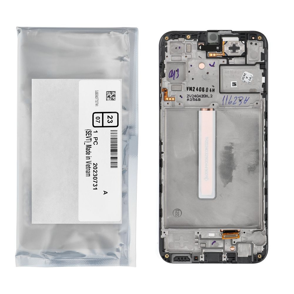 Samsung Galaxy A25 5G (SM-A256B) - Дисплейный модуль в сборе (в рамке) (АСЦ)