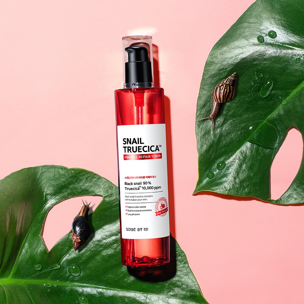 Восстанавливающий тонер с муцином чёрной улитки Some By Mi Snail Truecica Miracle Repair Toner