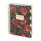 Bloknot \ Блокнот \ Notebook Записная книжка "Art Journal" А5, 120 л. на гребне, с разделителями "Флора. Гранат"